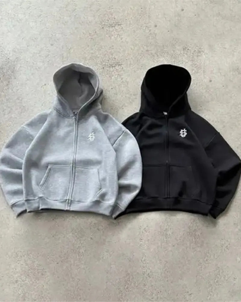 SINA Essential Zip Hoodie & Sweatpants Set
