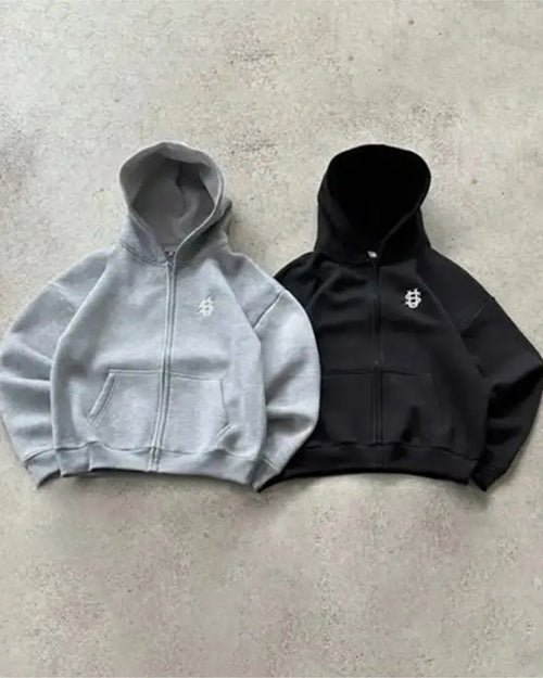 SINA Essential Zip Hoodie & Sweatpants Set